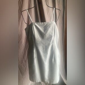 Stunning Silver Scott McClintock Dress! Size 10 Petite Jessica McClintock Petite